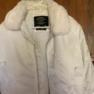 Alpha Industries B-15 slim fit bomber jacket